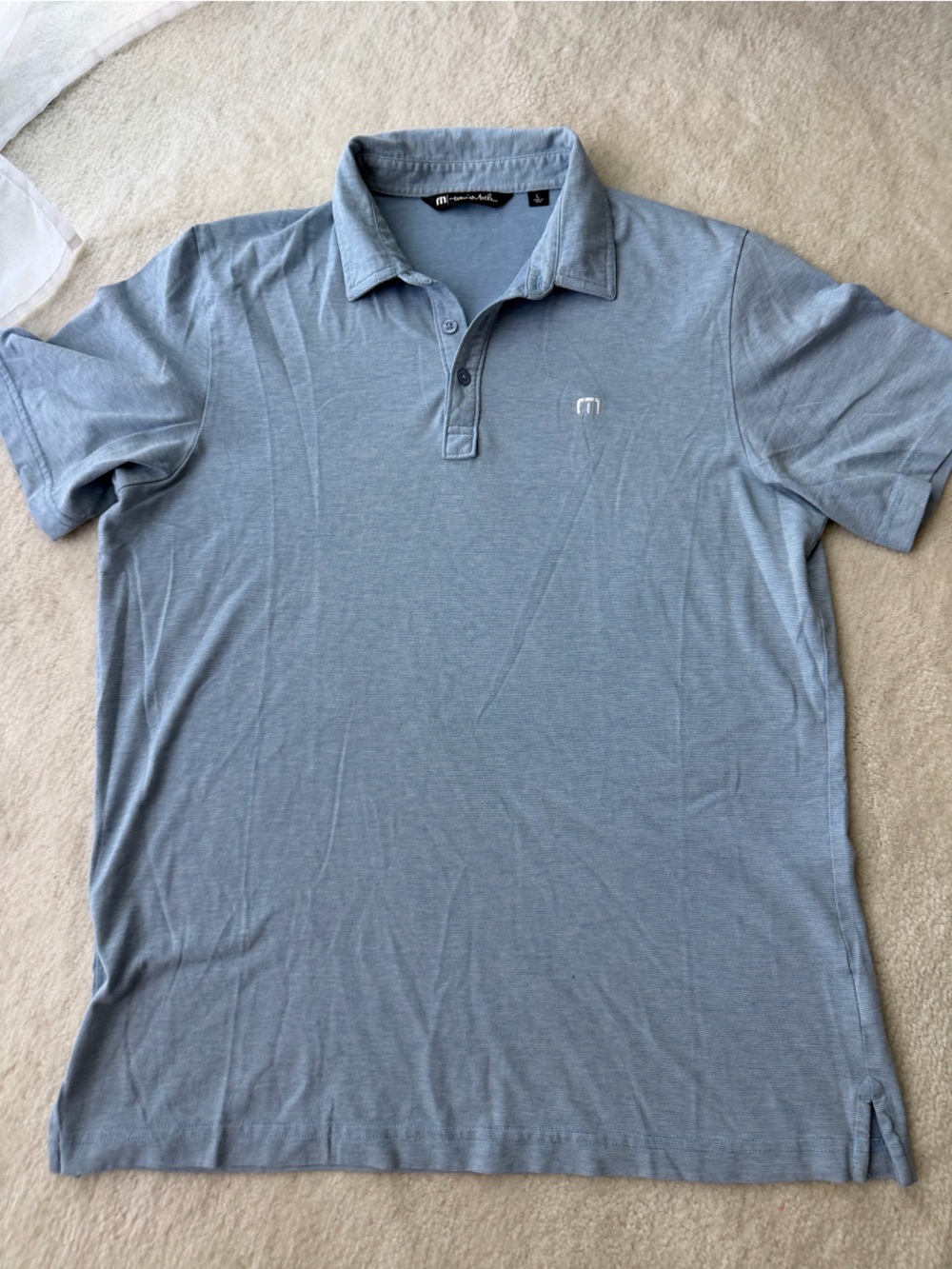Travis Matthew Light Blue Classic Polo Shirt